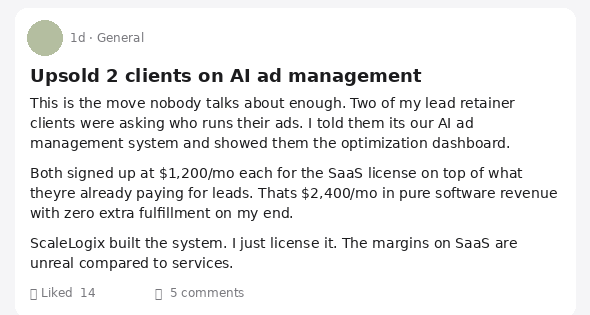 Landed a dental client