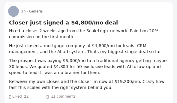 Closer signed a deal