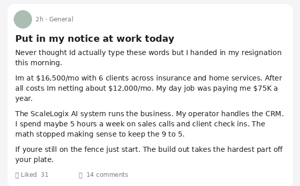 Client retention update